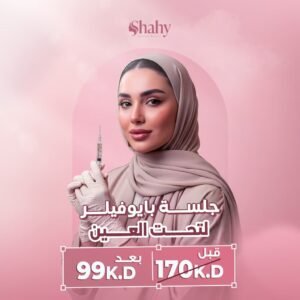 بايوفيلر للشدّ والنضارة للوجه والبشرة — تعزيز كولاجين طبيعي في السالمية تحت العين