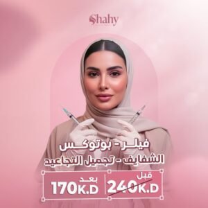 فيلر شفايف + بوتوكس للوجه — تحديد وترطيب وتنعيم خطوط في السالمية